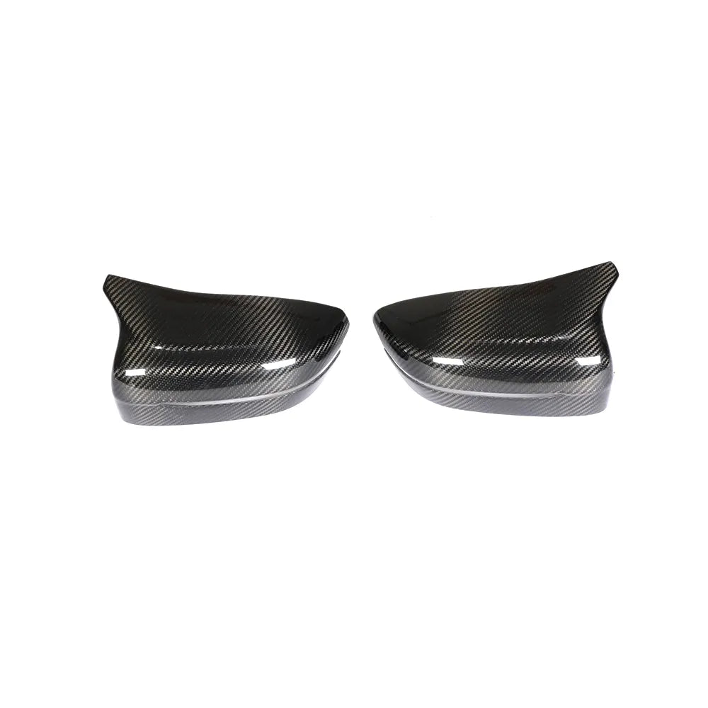 Bmw m5, f90, kolfiber backspegelkåpor, Dry carbon