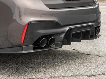 Bmw m5, f90, kolfiber diffuser med splitter